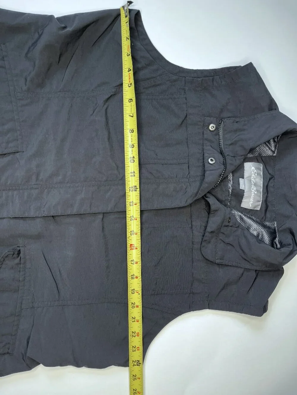Eddie Bauer Utility Vest Womens 2XL Black Cargo Pocket Outdoor Performance - Picture 9 of 11